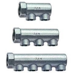 Коллектор Far (Фар) концевой 1″ ВР с 2 отвод. 1/2″ ВР, межосевое 36 мм FK 3150 1