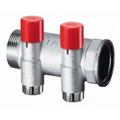Балансировочный коллектор Far (Фар) 1″ с 2 отводами М24х19 FK 3923 C102