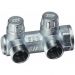 Запорный коллектор Far 3/4 (ВР-НР) с 2 отводами 1/2 НР(EU) , (аналог FK 3879 341202) FK 3860 3412