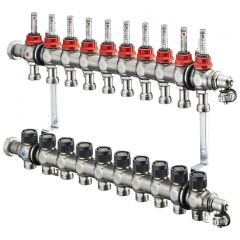 Коллекторный блок Oventrop (Овентроп) Multidis SF 10 выходов (1404360)