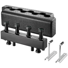 Распределительная гребенка Oventrop (Овентроп) Regumat с изоляцией на 4 контура DN 25, G 1 1/2 дюйма (1351584)