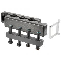 Распределительная гребенка (Компактный) Oventrop (Овентроп) Regumat с изоляцией на 3 контура DN 25, G 1 1/2 дюйма (1351783)