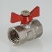 Кран шаровой Valtec Compact рукоятка бабочка 1/2 вн.-вн. (VT.092.N.04)