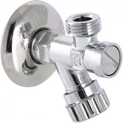 Вентиль Valtec (Вальтек) с фильтром для подключения с/т приборов 1/2″х3/4″ (VT.282.GBC.0405)