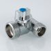 Кран шаровой Valtec для подкл. с/т приборов 1/2х3/4х1/2 (VT.256.N.04)