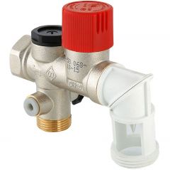 Группа безопасности бойлера Valtec (Вальтек) группа 1/2 + сифон (VT.461.N.04)