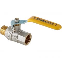 Кран шаровой Valtec газ. Valgas стальная рукоятка 3/4 вн.-нар. (VT.272.N.05)