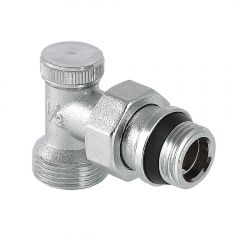 Клапан Valtec (Вальтек) настроечный угловой с доп. уплотнением 1/2″ Евроконус (VT.019.NER.04)