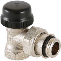 Клапан термостатический Valtec (Вальтек) для радиатора угловой с преднастройкой KV 01-06 1/2″ (VT.037.N.04)