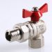 Кран шаровой Valtec Base угловой с полусгоном 3/4 вн.-нар. (VT.228.N.05)