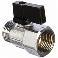 Кран шаровой Elsen (Элсен) , MINI, прямой, 1/8″, 1/8″, НВ, ручка-бабочка