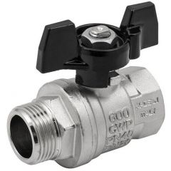 Кран шаровой Elsen (Элсен) , Strong T, 1/2″, НВ, ручка-бабочка