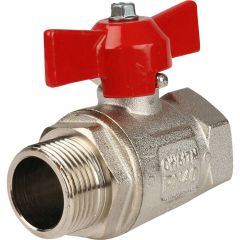 Кран шаровой Itap (Итап) VIENNA муфта/резьба стандартный проход (бабочка) 3/4 дюйма 119