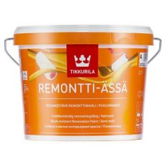 Краска для интерьеров Tikkurila Remontti Assa A 2,7 л