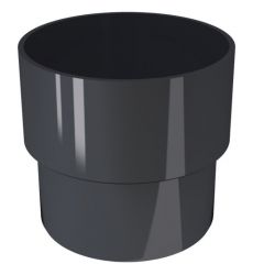 Соединитель трубы Fineber D80 Графит (FBRW.PC.80.66) 1 шт