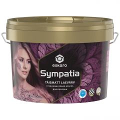 Краска интерьерная Eskaro (Эскаро) Sympatia для потолка глубокоматовая 19 л