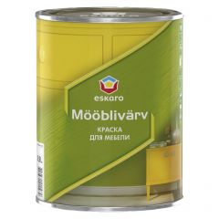 Краска для мебели Eskaro Mooblivarv база TR 0,9 л