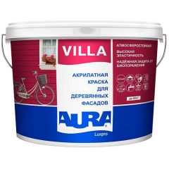 Акрилатная краска для деревянных фасадов Eskaro Aura Luxpro Villa база А 2,7 л