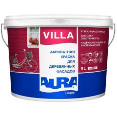 Акрилатная краска для деревянных фасадов Eskaro Aura Luxpro Villa база TR 9 л