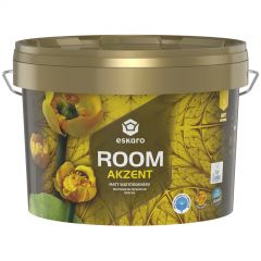 Краска интерьерная для стен и потолков Eskaro Akzent Room матовая база А белая 9 л
