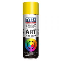 Краска аэрозольная Tytan Art of the Colour 1018 глянцевая желтая (93601) 400 мл