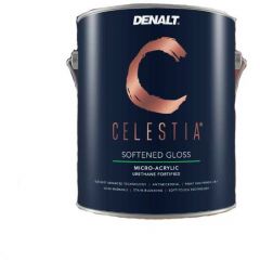 Краска для стен и потолков Denalt Celestia Soft Gloss 41-01 суперпрочная гипоаллергенная с микрограннулами уретана белая 18,9 л