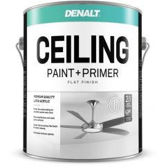 Краска для потолков Denalt Flat For Ceiling 455-01 Pain+Primer суперматовая супербелая 7,5 л