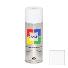 Краска аэрозольная Coralino (Eastbrand) универсальная RAL 9003 белая матовая (С19503) 520 мл