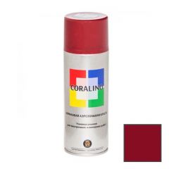 Краска аэрозольная Coralino (Eastbrand) универсальная RAL 3005 красное вино (C13005) 520 мл