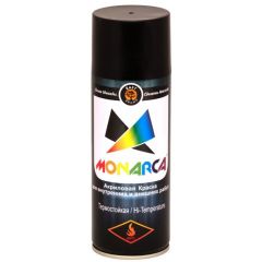Краска аэрозольная Monarca (Eastbrand) термостойкая черная (21200) 520 мл