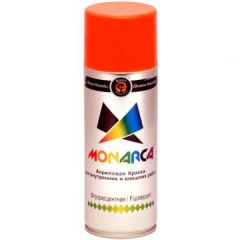 Краска аэрозольная Monarca (Eastbrand) флуоресцентная красная (41001) 520 мл