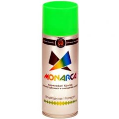 Краска аэрозольная Monarca (Eastbrand) флуоресцентная зеленая (41003) 520 мл