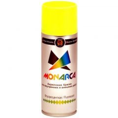 Краска аэрозольная Monarca (Eastbrand) флуоресцентная желтая (41005) 520 мл