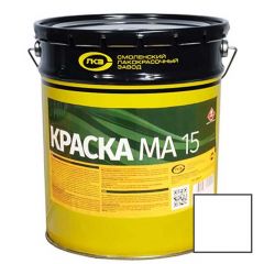 Краска масляная Colorika MA-15 моющаяся для наружных и внутренних работ глянцевая белая 20 кг