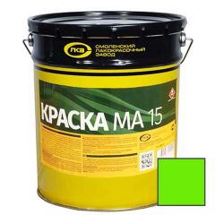 Краска масляная Colorika MA-15 моющаяся для наружных и внутренних работ глянцевая салатовая 20 кг