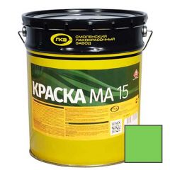 Краска масляная Colorika MA-15 моющаяся для наружных и внутренних работ глянцевая ярко-зеленая 20 кг
