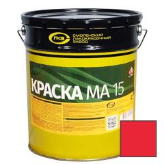 Краска масляная Colorika MA-15 моющаяся для наружных и внутренних работ глянцевая рубиновая 20 кг