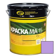 Краска масляная Colorika MA-15 моющаяся для наружных и внутренних работ глянцевая сиреневая 20 кг
