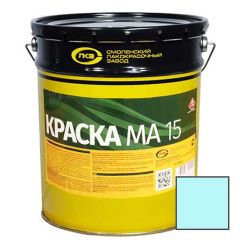 Краска масляная Colorika MA-15 моющаяся для наружных и внутренних работ глянцевая светло-голубая 20 кг