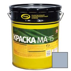 Краска масляная Colorika MA-15 моющаяся для наружных и внутренних работ глянцевая светло-серая 20 кг