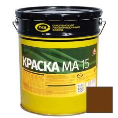 Краска масляная Colorika MA-15 моющаяся для наружных и внутренних работ глянцевая коричневая 20 кг
