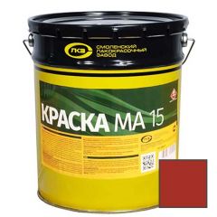 Краска масляная Colorika MA-15 моющаяся для наружных и внутренних работ глянцевая сурик железный 20 кг