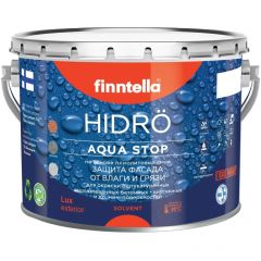 Краска фасадная акриловая Finntella Gidro Aqua Stop гидрофобизирующая матовая база AP 2,7 л