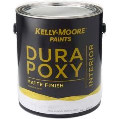 Краска антивандальная для стен и потолков Kelly-Moore Paints DuraPoxy Interior яичная скорлупа база medium tint base (1686-222-1G) 3,78 л