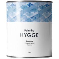 Краска фасадная износостойкая Hygge Paint Sapphire матовая база A 0,9 л