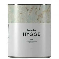 Краска интерьерная для стен и потолков повышенной устойчивости Hygge Paint Silverbloom глубокоматовая база A 2,7 л