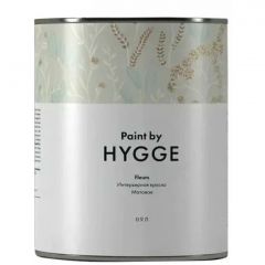 Краска интерьерная для стен и потолков повышенной устойчивости Hygge Paint Silverbloom глубокоматовая база C 0,9 л
