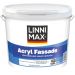 Краска водно-дисперсионная для наружных работ Linnimax Acryl Fassade / Акрил Фасад База 1 10 л