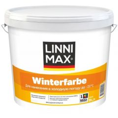 Краска органорастворимая для наружных работ Linnimax Winterfarbe / ВинтерФарбе База 1 9 л