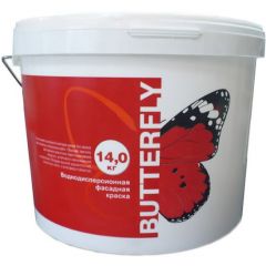 Краска фасадная Derufa Butterfly матовая белая База А 14 кг